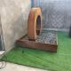 Customizable Electric Corten Steel Water Feature For Architectural Design