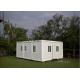 Multifunctional Flat Pack Container House White Color 6000mm * 2438mm * 2891mm