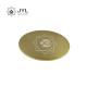 Recyclable Engraved Candle Lids , Lightweight Rustproof Candle Gold Lid