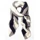 Intarsia Style Knitted Shawl Wrap / Womens Knitted Shawl Scarf Adult Size