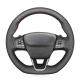Accessories Hand Sewing Artificial Leather Steering Wheel Cover for Ford Focus ST-Line Fiesta ST-Line ST 2018 2019 2020