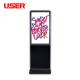 LCD Motion Sensor Free Standing Digital Signage Flexible Viewing Angle