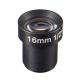 1/2 16mm Megapixel F1.8 S Mount M12x0.5 Non-Distortion IR Board Lens