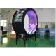 Wall Mount Outdoor RGB / S-Video Flexible LED Screen Curved LED Display P6 mm