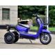 Electric Motorcycle Tricycle Scooter 2000w Motor Dark Blue Color 72v