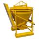 0.5 Cubic Meter Cement Kibble 0.5 CBM Crane Kibble Yellow Painting