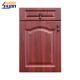 Customized Kitchen Classics Cabinet Doors Cnc Carved With Red Wood Grain Color
