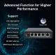 5 Ports Managed 2.5Gbps Network Switch Store And Forward Switch Architecture