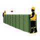 2.7m High Glavanized Heavy Duty HESCO Defensive Barrier Used For Military Defensive Bastion Protection Wall
