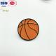 Team Metal Basketball Enamel Pins , Custom NBA Logo Pin Football Basketball
