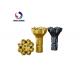 Carbide Steel DTH Drill Bit For 85 - 305mm Dia High Air Pressure Hole Drilling