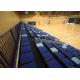 Foldable Retractable Gymnasium Bleachers Fabric Upholstery For Sport Institutes