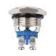 12mm 2 Pin Momentary Tactile Push Button Switch Flat Round  IP68