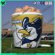 Oxford Cloth Outdoor Giant Inflatable Cup Model With Print For Chicken Promotional