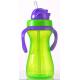Green Purple 9oz 290ml Baby Weighted Straw Cup With Handle