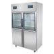 Air Cooled Double Temperature Commercial Restaurant Supply Refrigerator with Foor Doors