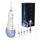 rechargeable portable oral irrigator cordless for travel CE FCC RoHS Approved