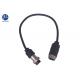 Car Camera Monitoring Video Surveillance Cable With 6 Pin Female To Male Connector