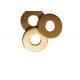 Yellow Color Steel Custom Flat Washers With M3 - M52 Size High Strength