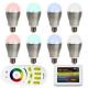 New Bluetooth RGBW LED Bulb Aluminum Alloy Lamp Body+PC Cover 2700-6500K Color