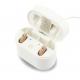 BTE Mini Rechargeable Hearing Aids Dual Microphone Beige White