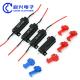 Black Aluminum Shell 50W Wire Wound Resistor For Car LED Lights