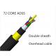 ROSH FRP 72 Core Fiber Optic Cable , ADSS Aerial Drop Cable