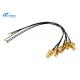 Copper RF Cable Assemblies IPX U.Fl To RP-SMA Female Pigtail 1.37 Antenna WiFi