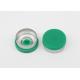 13mm Plane Green Medical Injection Vial Cap Flip Off Easy Opened caps