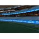 Pitch 10mm Football Advertising Boards 10000 Dots/Sqm RGB Full Color