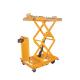 1020×610mm Mobile Lift Tables Mobile Scissor Lift Trolley With Balls 24VDC