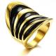 Tagor Jewelry Super Fashion 316L Stainless Steel Ring TYGR073