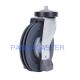 Gray Shopping Cart Casters 125mm 5 Inch Threaded Stem Casters