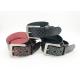 Custom Mens Leather Studded Belt 3.8cm Width With Embossing Pattern