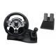 Computer USB Video Game Steering Wheel And Pedals With Suction CuP