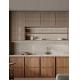 SGS Rattan Door Modern Modular Kitchen Cabinets Home Cabinet Furniture 2022 Stuya