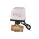 Water Flow Control DN32 Heating Zone Valve , 232 Psi Brass Full Way Valve