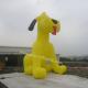 Inflatable yellow  dog model carton
