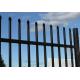 Garrison Fencing panels 2100mm x 2400mm stain black pwoder rails 40mm x 40mm