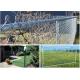 Grassland Use Wire Mesh Fence / Chain Link Fence Green Pvc Coated 1.2m Height
