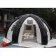 6 mts outdoor enclosed travel inflatable tent with movable velcro doors N clear windows