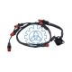 504389794 IVECO Truck Spare Parts Cable Harness 10 Pins For Injection Nozzle