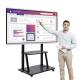 Movable Touch Screen Interactive Board , Anti Glare Digital Board For Teaching 75 Inch