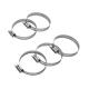 Plastic Apartment 6 Inch Hose Clamp Adjustable 141mm-165mm with 304 Stainless Steel