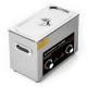SUS304 Digital Ultrasonic Cleaner 180W Power with Adjustable Timer Heating Temperature