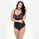 2018 New Plus Size One piece Swimsuit Floral Print Swimsuit Women Push up 1919