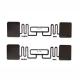 UHF Transparent PVC Aluminum Etched PET Wet Inlay RFID Tag Various Sizes Available