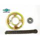 Motorcycle Alloy Chain Sprocket Kit 64511H17410H000 For HAOJUE XPRESS