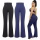 High Elastic Flare Yoga Pants Wide Leg Leggings Front Style Others Spandex 2023 Arrivals