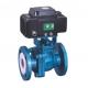 Thread Connection Electric Motor Operated Valve Fluorine Lined Ball Valve